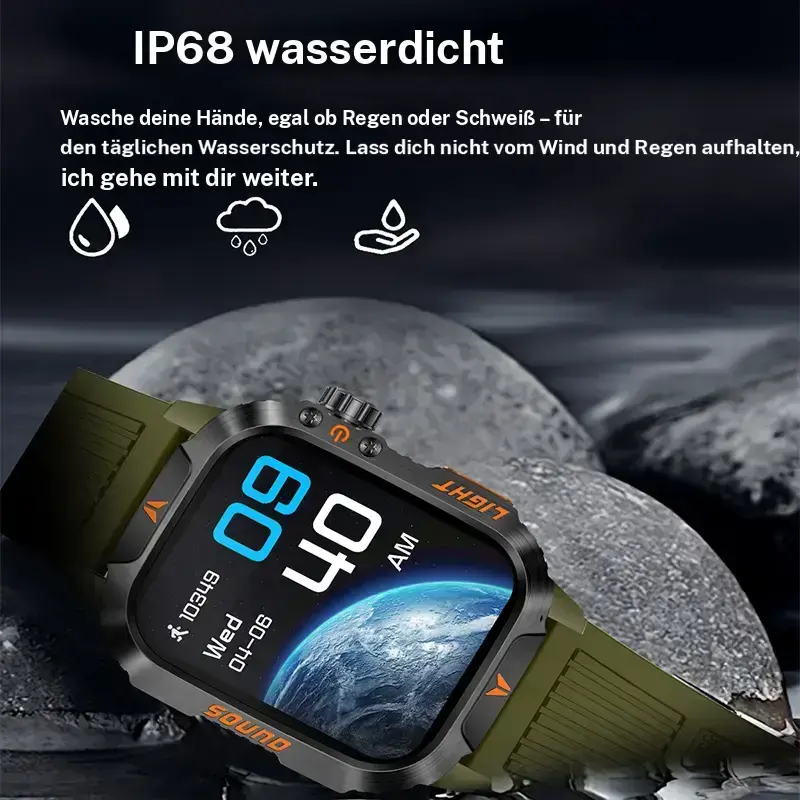 Multi-functional Smart Watch with Flashlight Compass, Fashionable Digital Watch with Heart Rate Monitoring & Sleep Tracking, Sports Watch with Multiple Sports Modes for Women & Men - Image 7