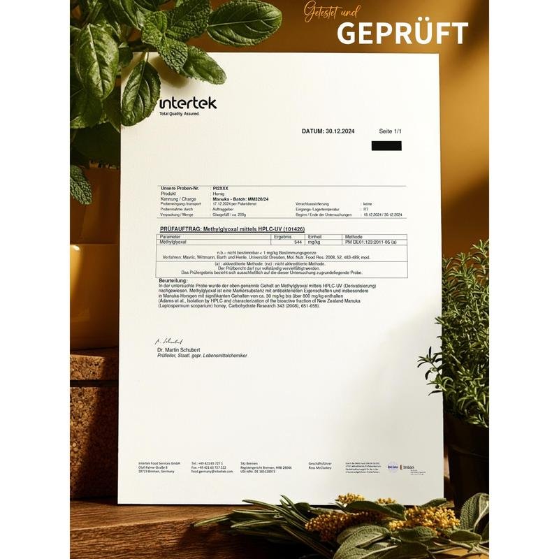 XXL Manuka Honig 600g mit MGO 500+ Vorratsglas - Image 5
