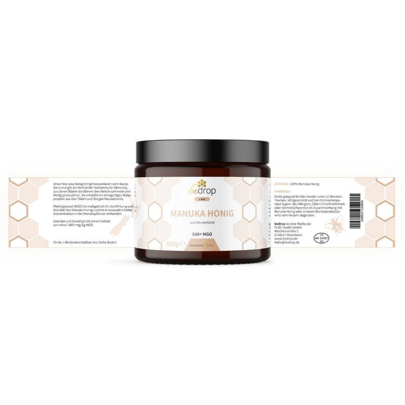 XXL Manuka Honig 600g mit MGO 500+ Vorratsglas - Image 2